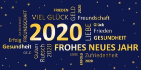 Guten Rutsch in ein dankbares, gesundes und schönes 2020